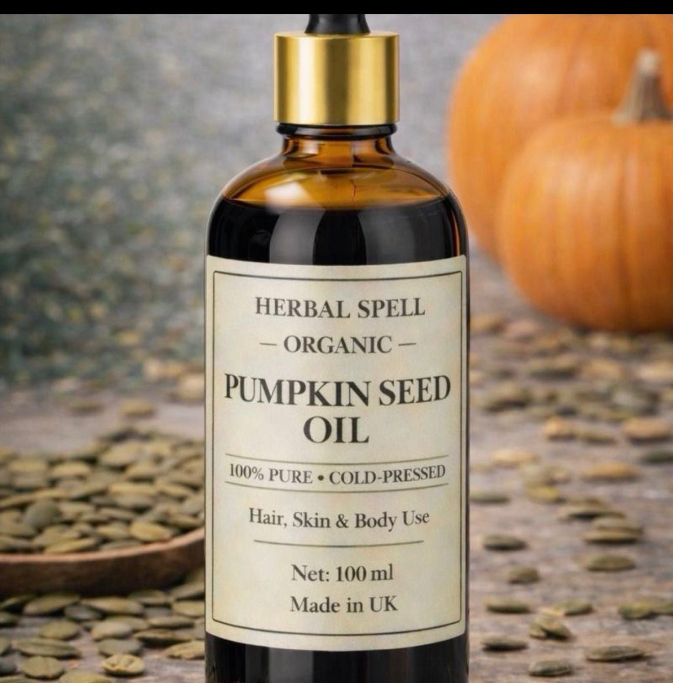 Organic Cold Pressed - Blackseed|Pumpkin seed|Sweet almond Oil | Hair Oil / Body Oil