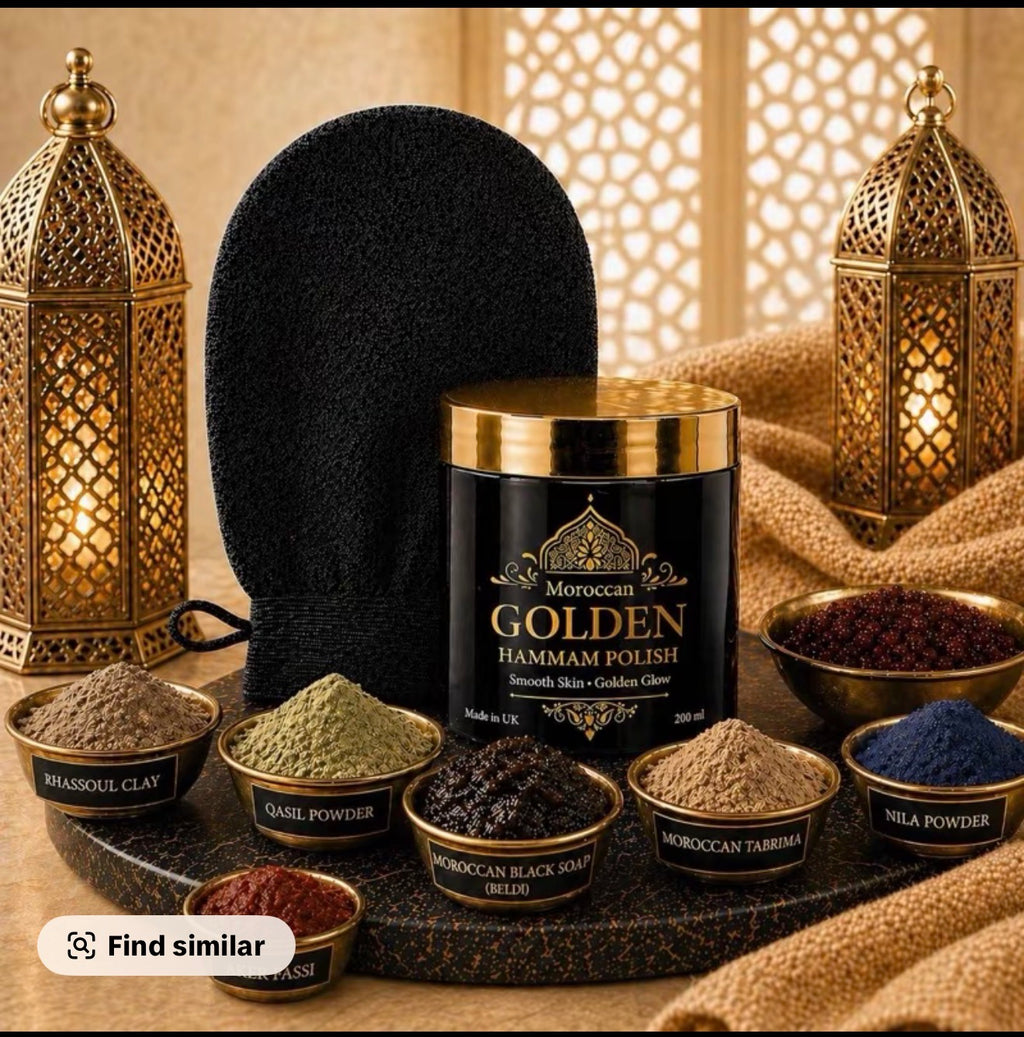 Luxury Moroccan Gold Hammam scrub