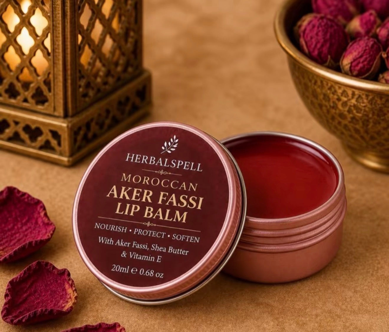 Moroccan Aker Fassi Lip Balm OR Lip Exfoliator